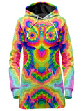 Cosmic Owl Hoodie Dress