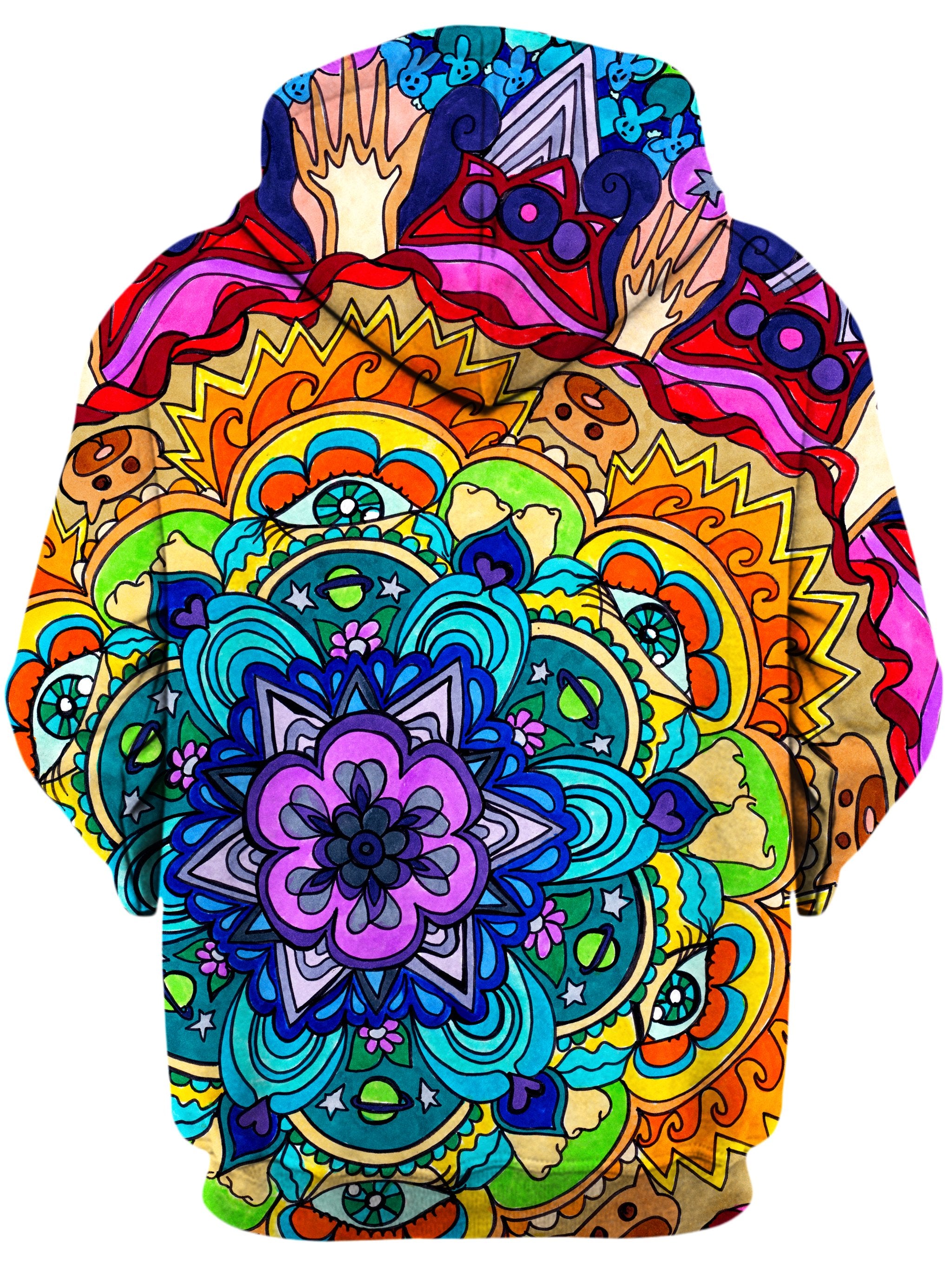Microcosm Mandala Unisex Zip-Up Hoodie, Rachel Rosenkoetter, T6 - Epic Hoodie