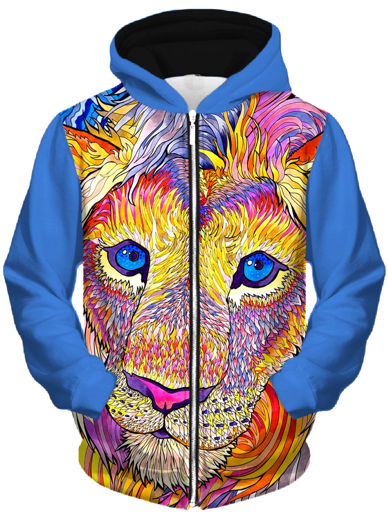 Kaleidoscopic King 2 Unisex Zip-Up Hoodie, Rachel Rosenkoetter, T6 - Epic Hoodie