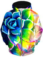 Supp Succulent Unisex Zip-Up Hoodie Rachel Rosenkoetter Epic Hoodie