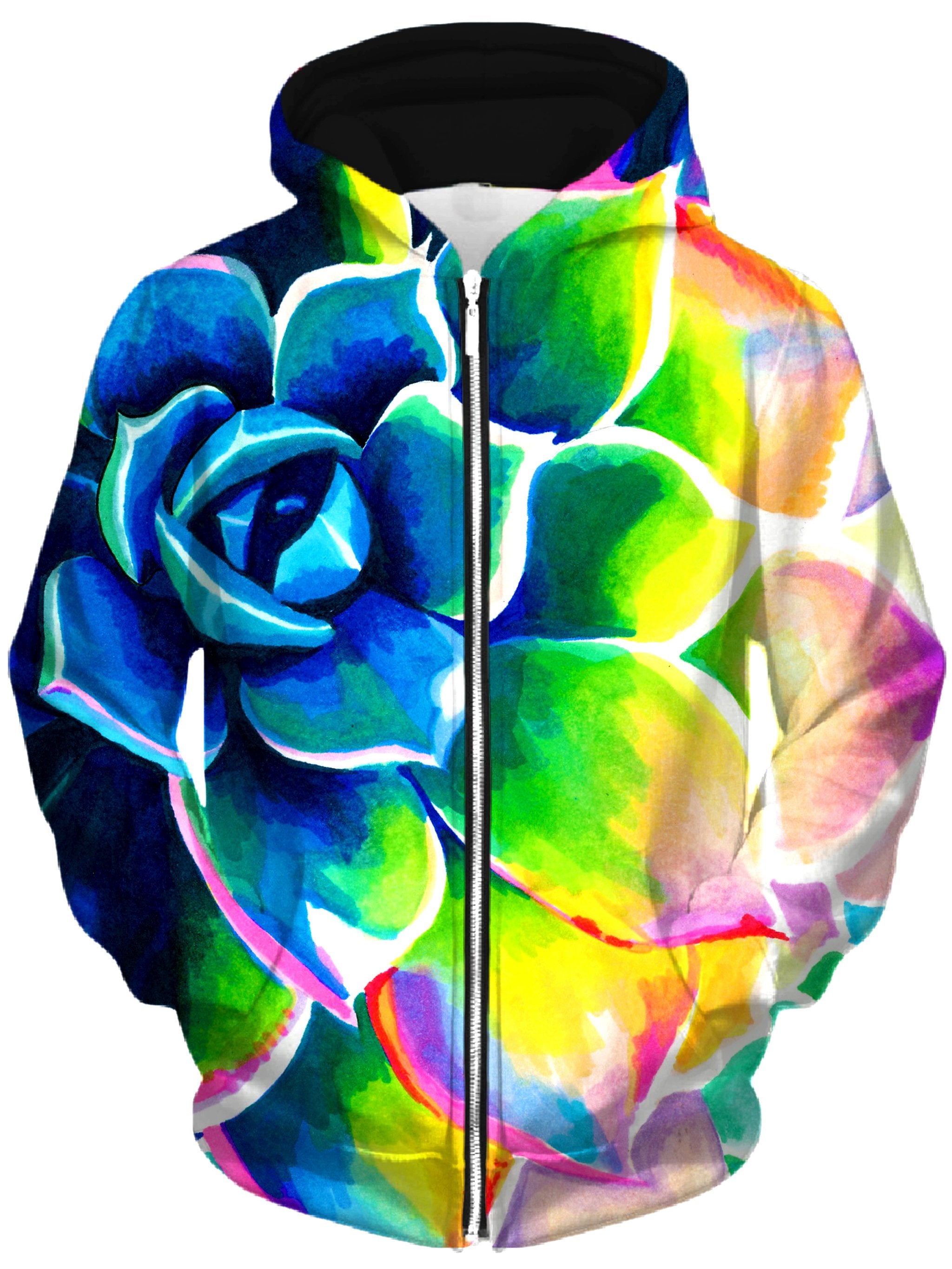 Supp Succulent Unisex Zip-Up Hoodie, Rachel Rosenkoetter, T6 - Epic Hoodie