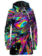 Rainbow Magma Hoodie Dress