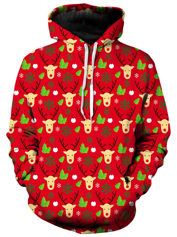 iEDM - Reindeer Turn Up Unisex Hoodie