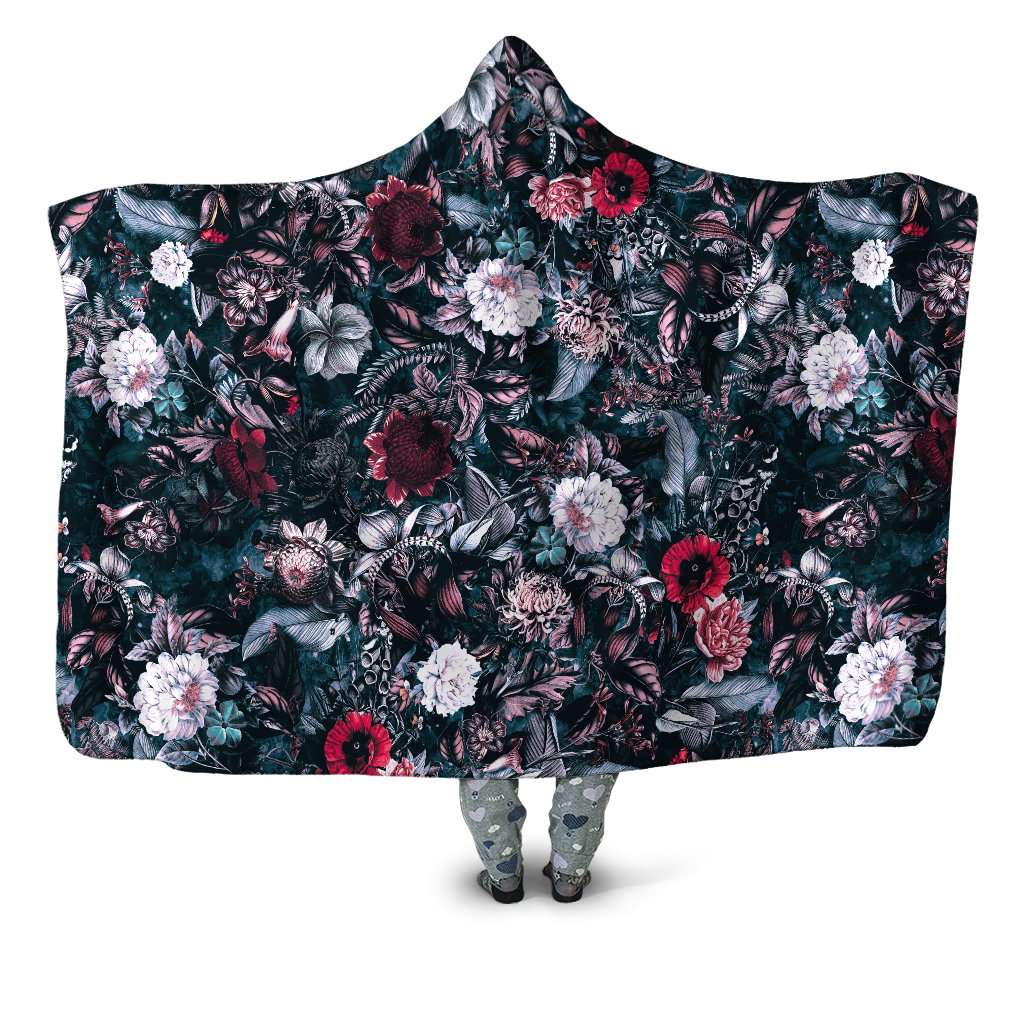 Blue Garden Hooded Blanket Riza Peker Epic Hoodie