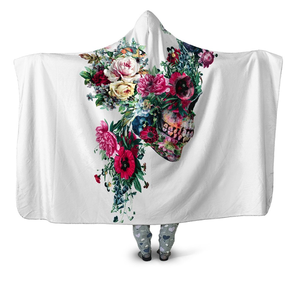 Floral Dorian Hooded Blanket Riza Peker Epic Hoodie