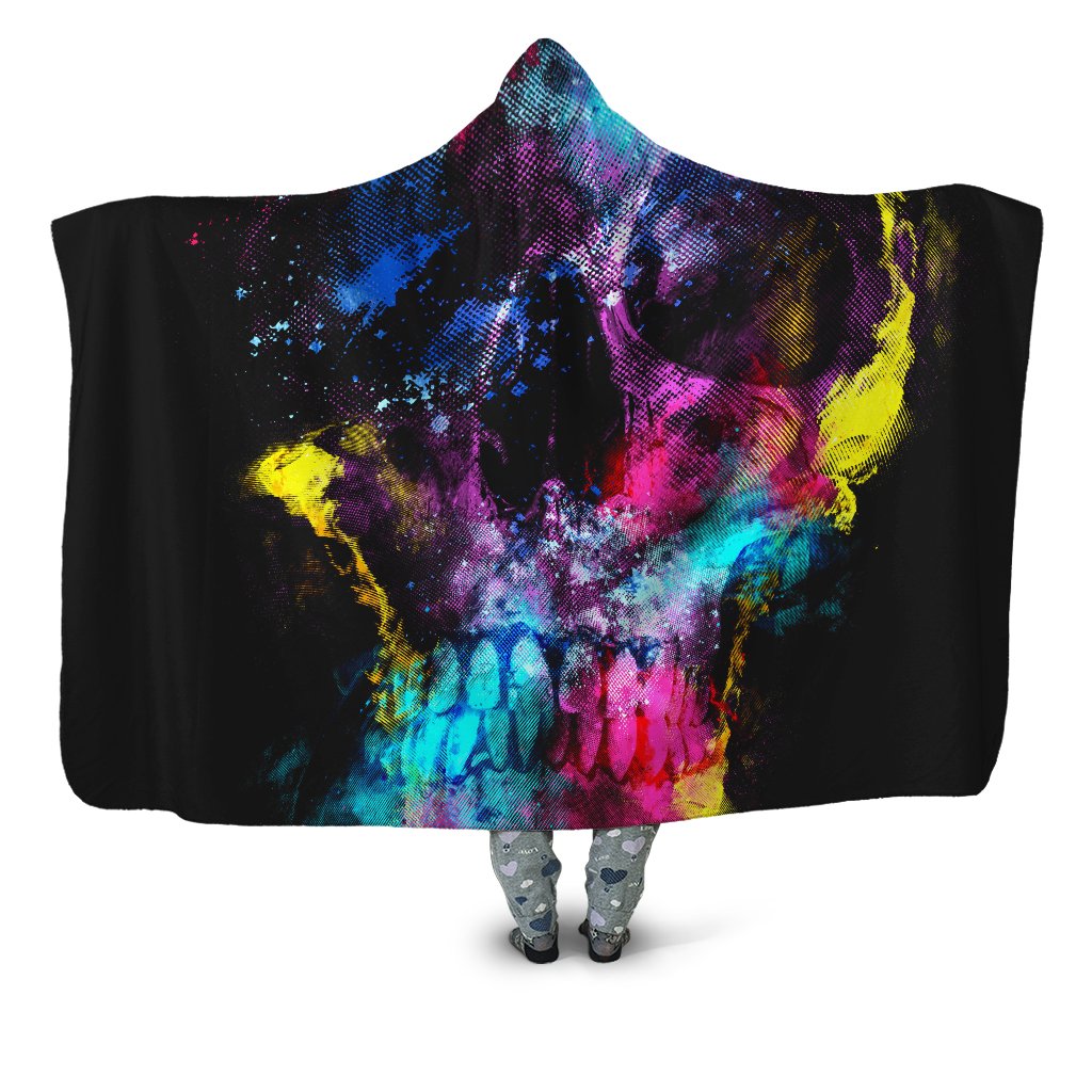 Skull 49 Hooded Blanket Riza Peker Epic Hoodie