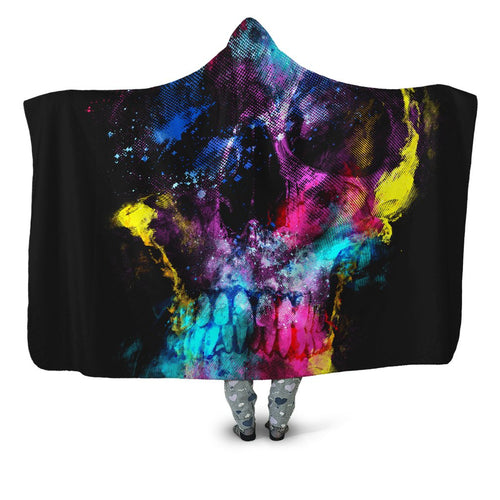 Skull 49 Hooded Blanket Riza Peker Epic Hoodie