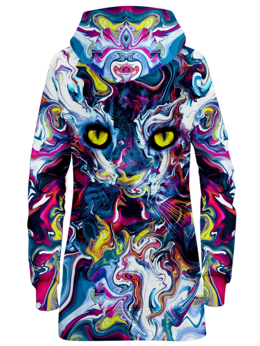 Feline Vision Hoodie Dress
