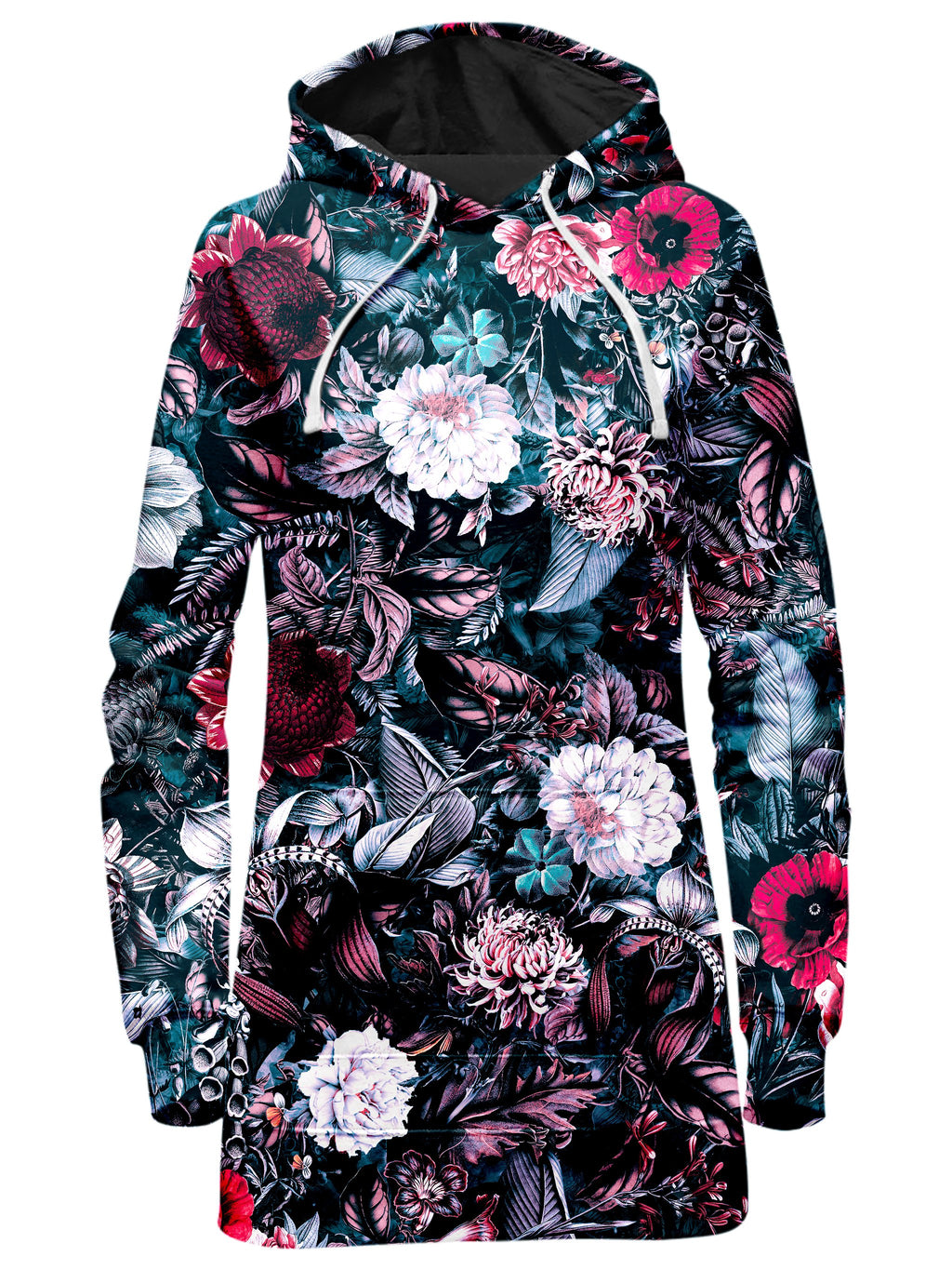 Blue Garden Hoodie Dress Riza Peker Epic Hoodie