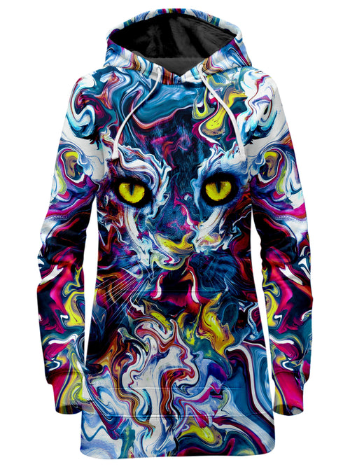 Feline Vision Hoodie Dress Riza Peker Epic Hoodie