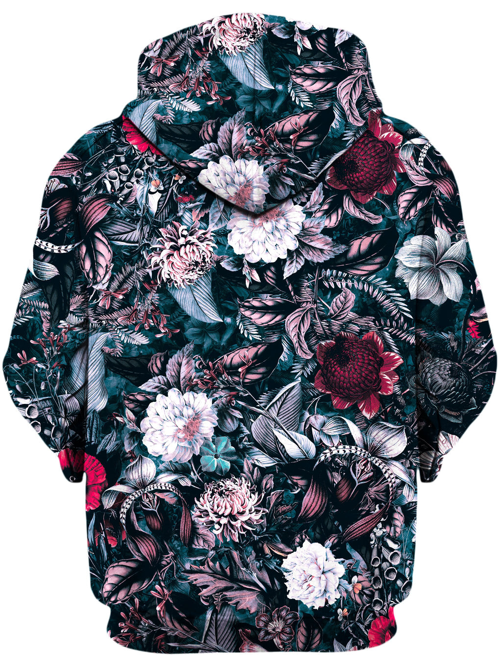 Blue Garden Unisex Zip-Up Hoodie Riza Peker Epic Hoodie