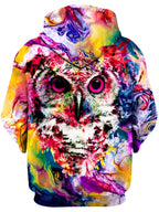 Owl Unisex Zip-Up Hoodie Riza Peker Epic Hoodie