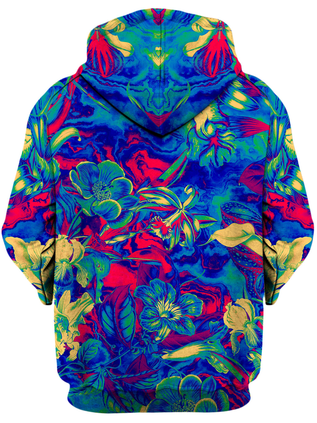 Poisonous Flowers Unisex Zip-Up Hoodie Riza Peker Epic Hoodie