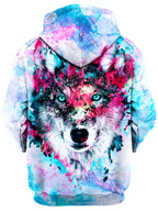 Wolf Unisex Zip-Up Hoodie Riza Peker Epic Hoodie