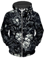 Darkness Unisex Zip-Up Hoodie Riza Peker Epic Hoodie