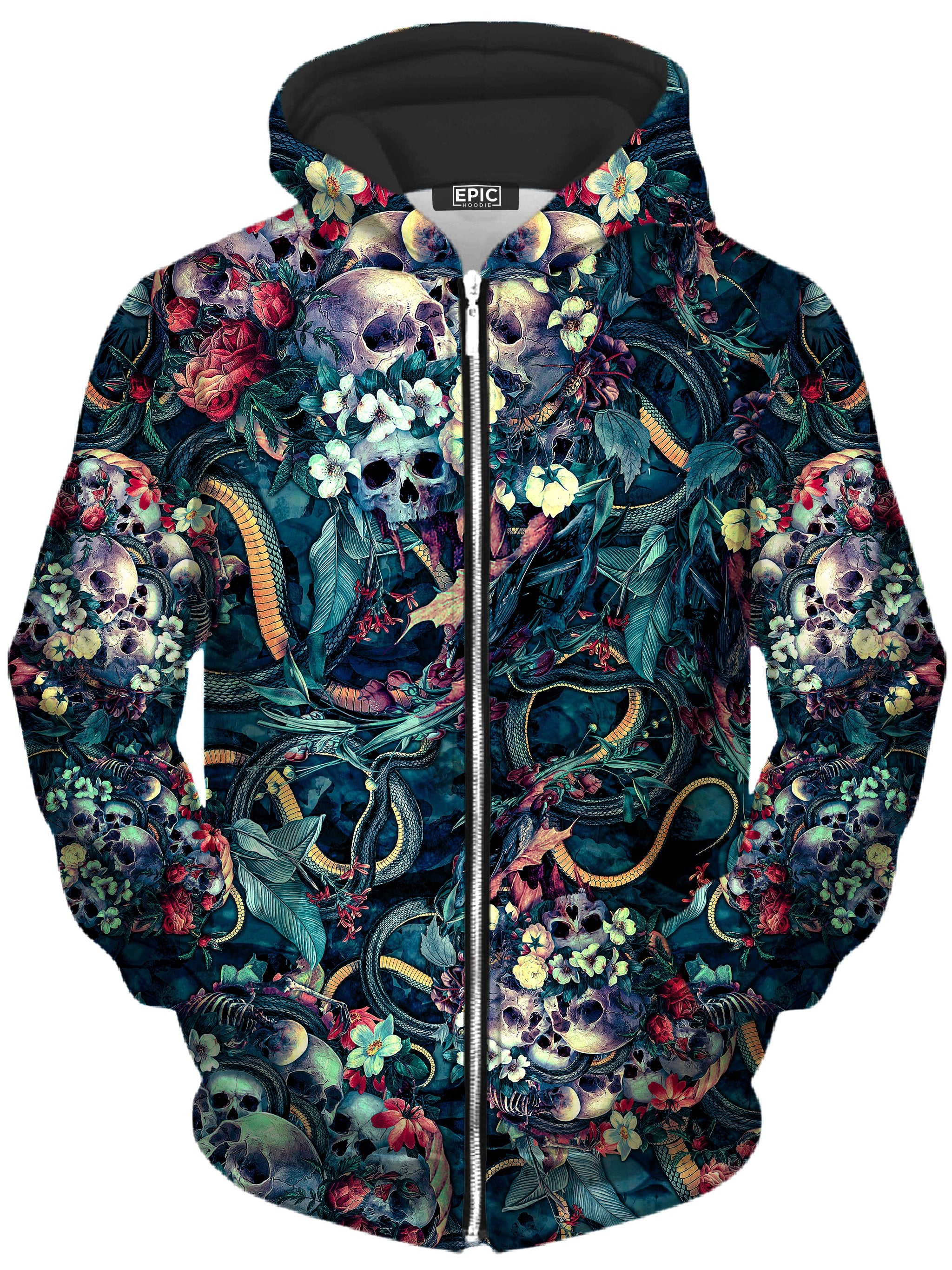 Endless Soul Unisex Zip-Up Hoodie Riza Peker Epic Hoodie