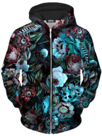 Eyes Of Darkness Unisex Zip-Up Hoodie Riza Peker Epic Hoodie