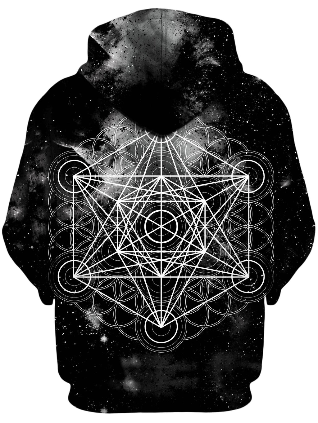 Black Space Metatrons Cube Unisex Hoodie Set 4 Lyfe Epic Hoodie