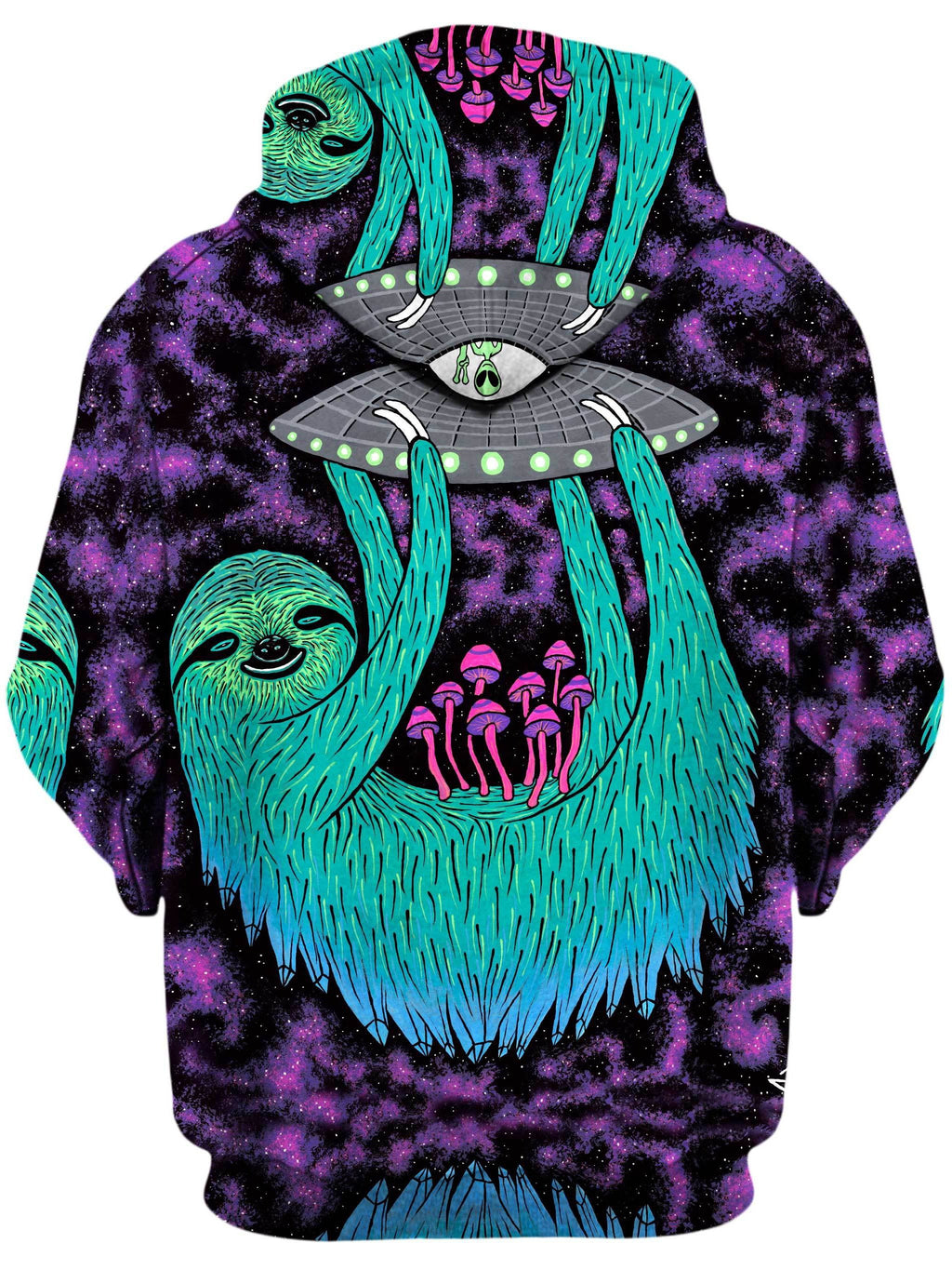Sloth Abduction Unisex Hoodie Set 4 Lyfe Epic Hoodie