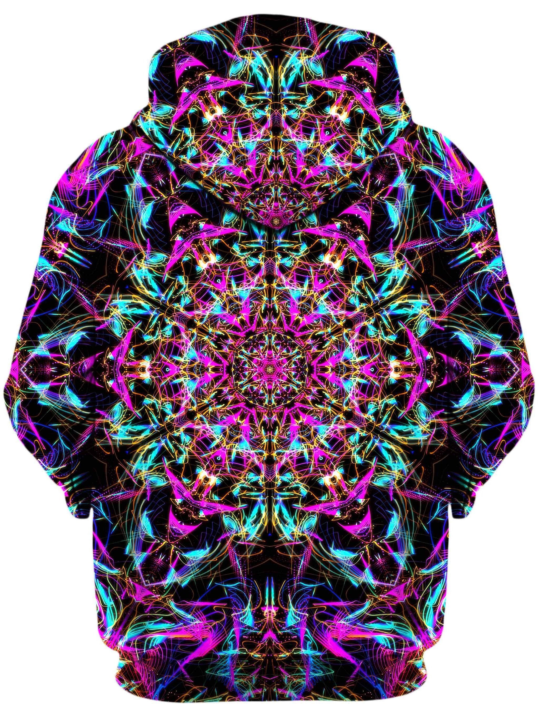Neon Mandala Unisex Hoodie Set 4 Lyfe Epic Hoodie