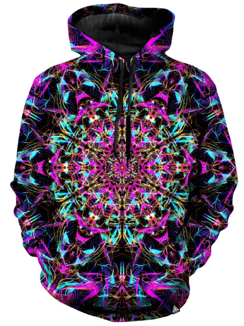 Neon Mandala Unisex Hoodie Set 4 Lyfe Epic Hoodie