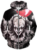 Red Balloon Unisex Zip-Up Hoodie Set 4 Lyfe Epic Hoodie