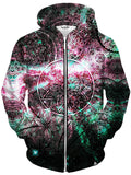 Star Mandala Vibe Unisex Zip-Up Hoodie Set 4 Lyfe Epic Hoodie