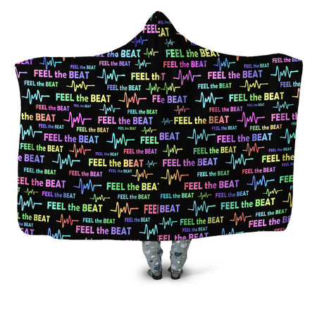 Sartoris Art - Feel the Beat Hooded Blanket