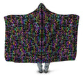 Psychedelic Shrooms Hooded Blanket Sartoris Art Epic Hoodie