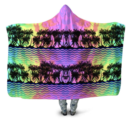 Sartoris Art - Tropical Sunset Hooded Blanket