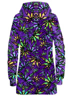 Cannabis Cascade Hoodie Dress Sartoris Art Epic Hoodie