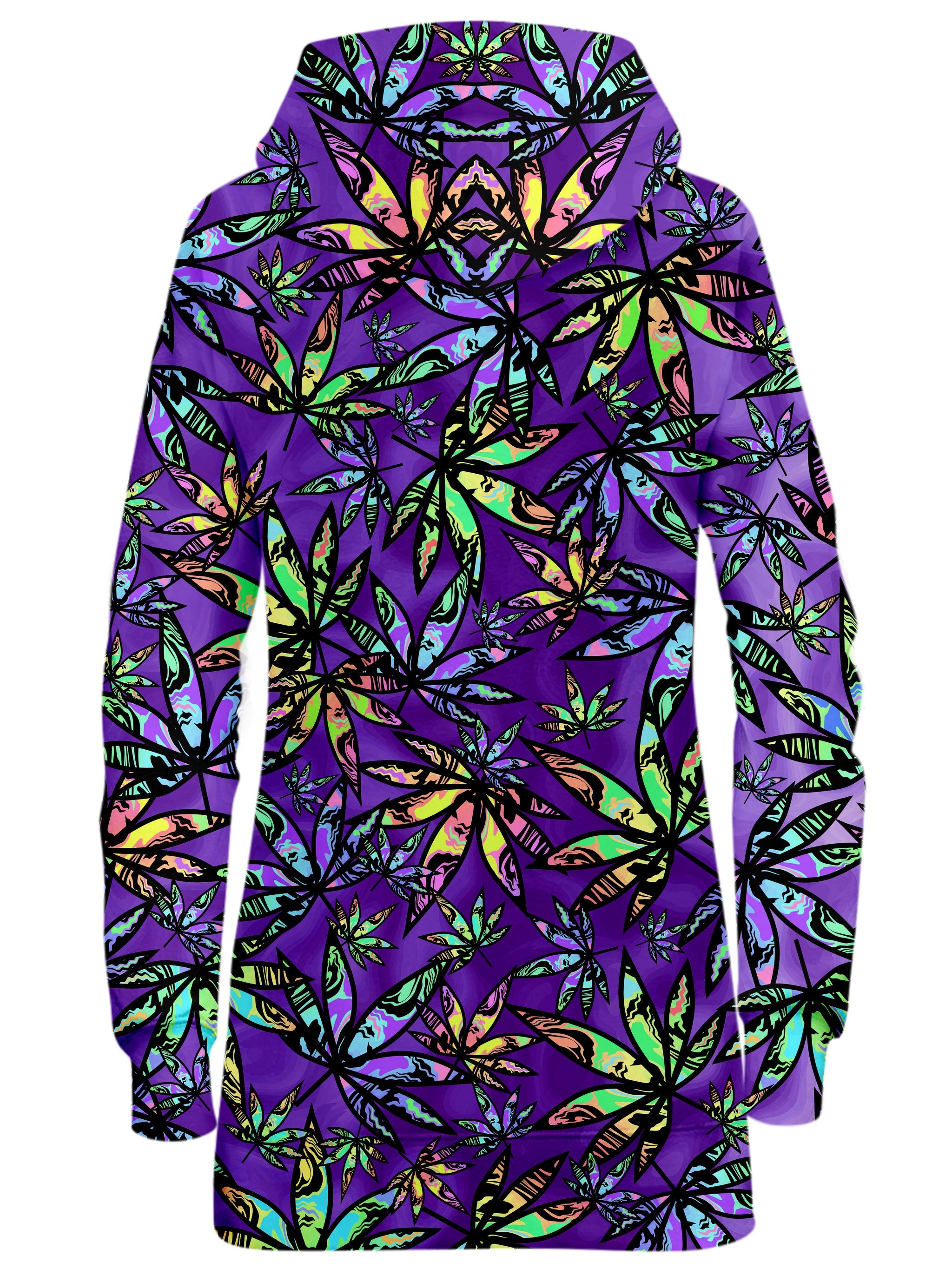Cannabis Cascade Hoodie Dress Sartoris Art Epic Hoodie