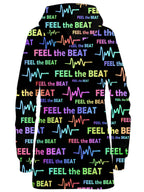 Feel the Beat Hoodie Dress Sartoris Art Epic Hoodie