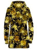 Gold Splatter Hoodie Dress Sartoris Art Epic Hoodie