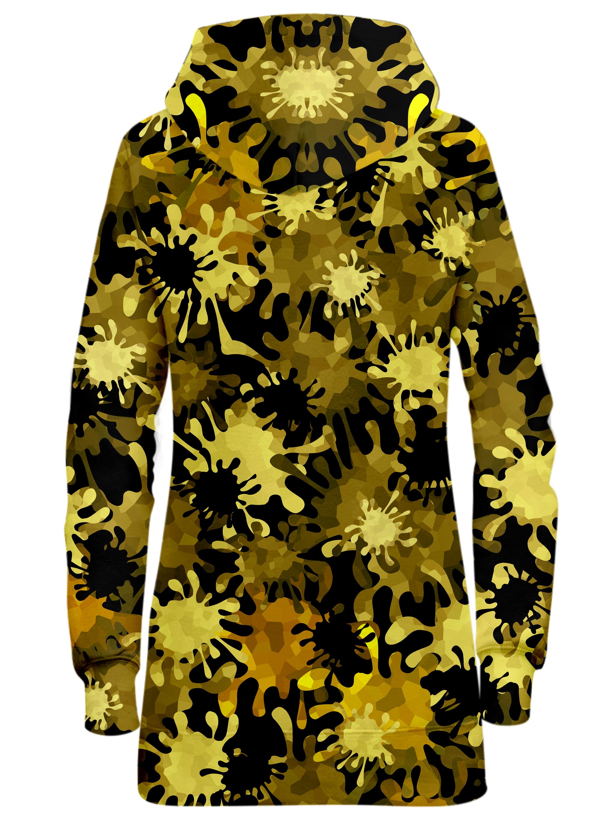Gold Splatter Hoodie Dress Sartoris Art Epic Hoodie