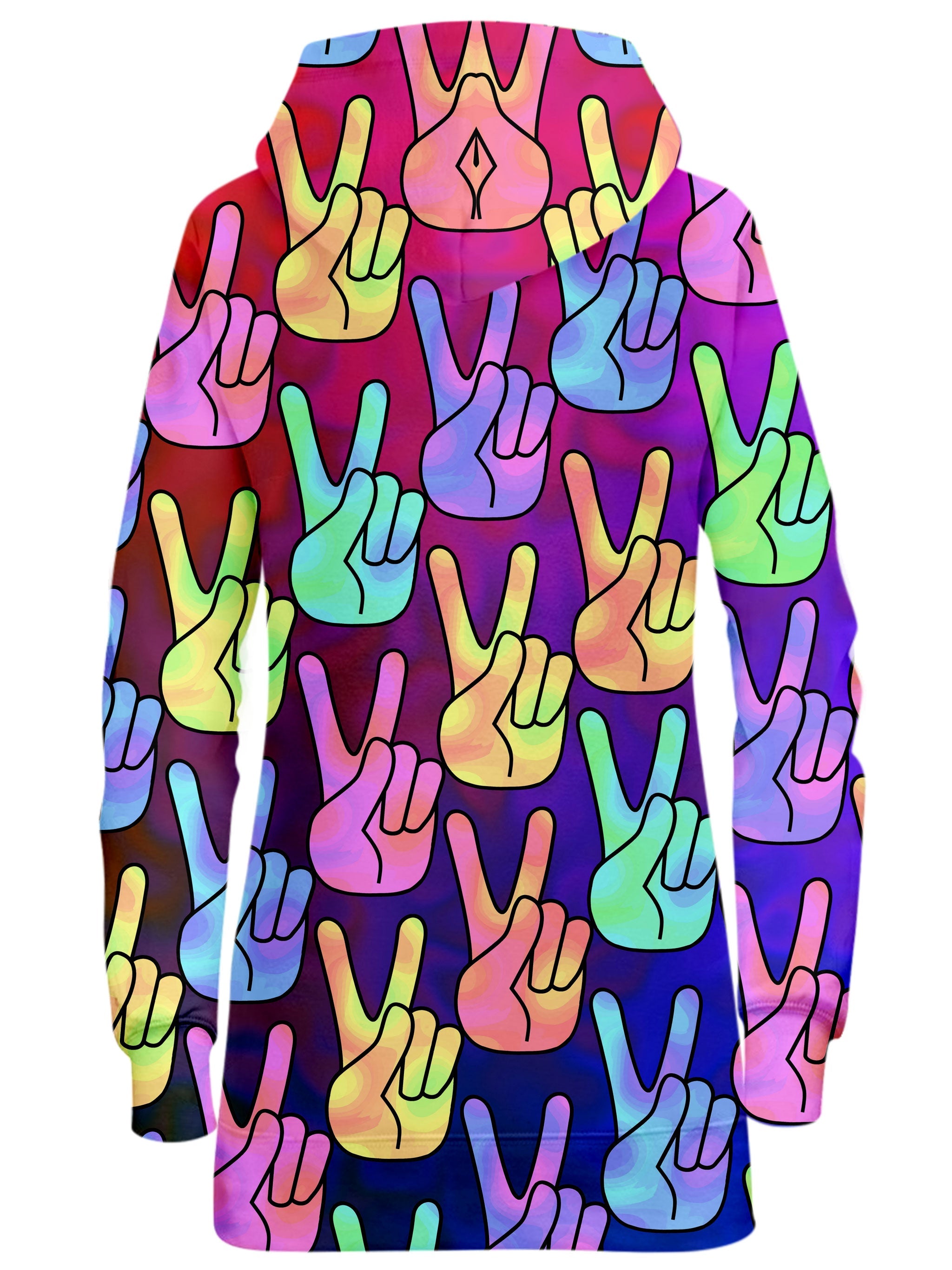 Hippy Trippy Hoodie Dress Sartoris Art Epic Hoodie