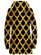 Mermaid Scales Gold Hoodie Dress Sartoris Art Epic Hoodie
