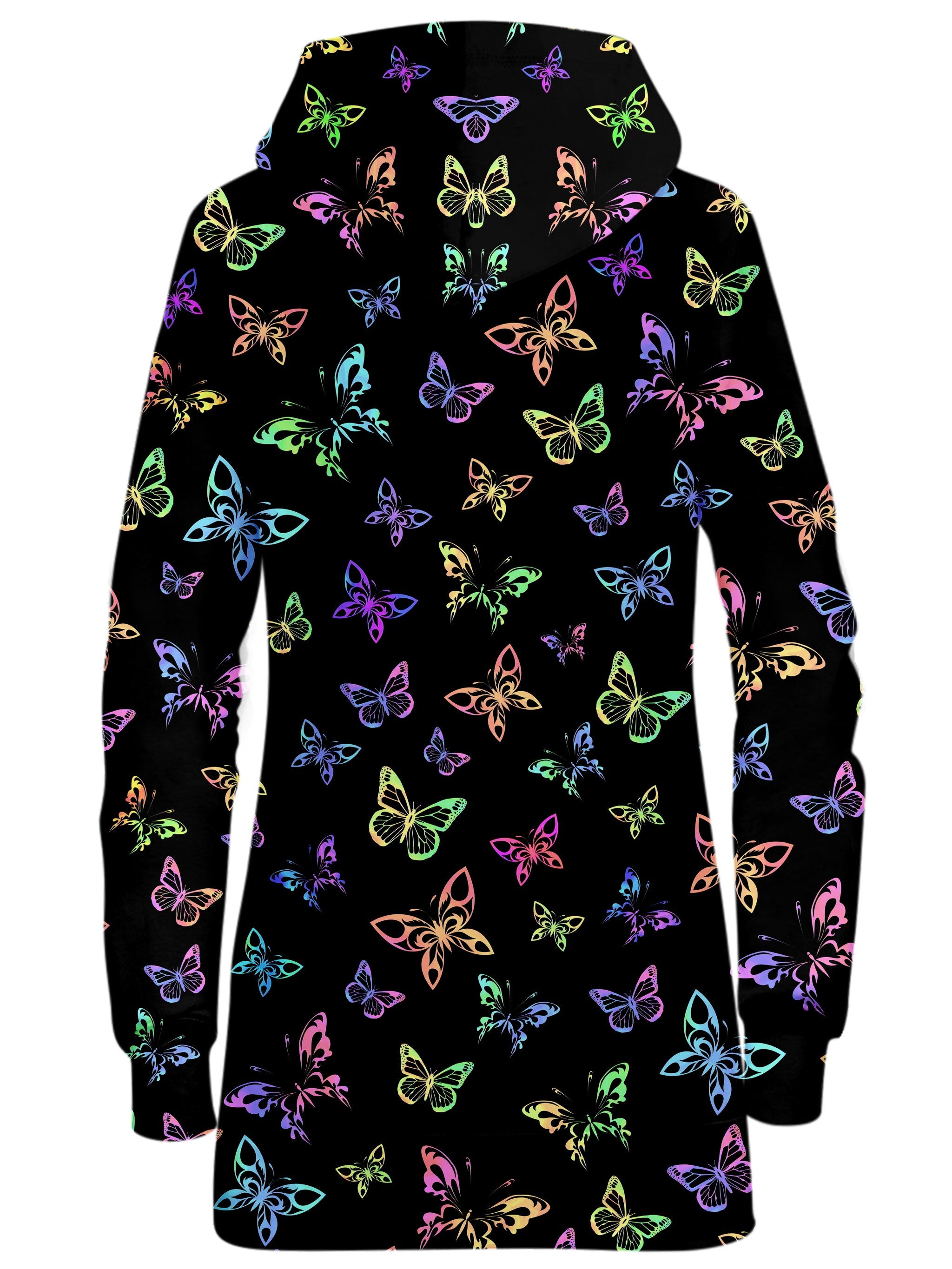 Psychedelic Butterflies Hoodie Dress Sartoris Art Epic Hoodie