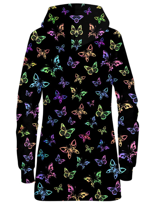 Psychedelic Butterflies Hoodie Dress Sartoris Art Epic Hoodie
