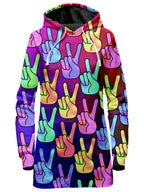 Hippy Trippy Hoodie Dress Sartoris Art Epic Hoodie