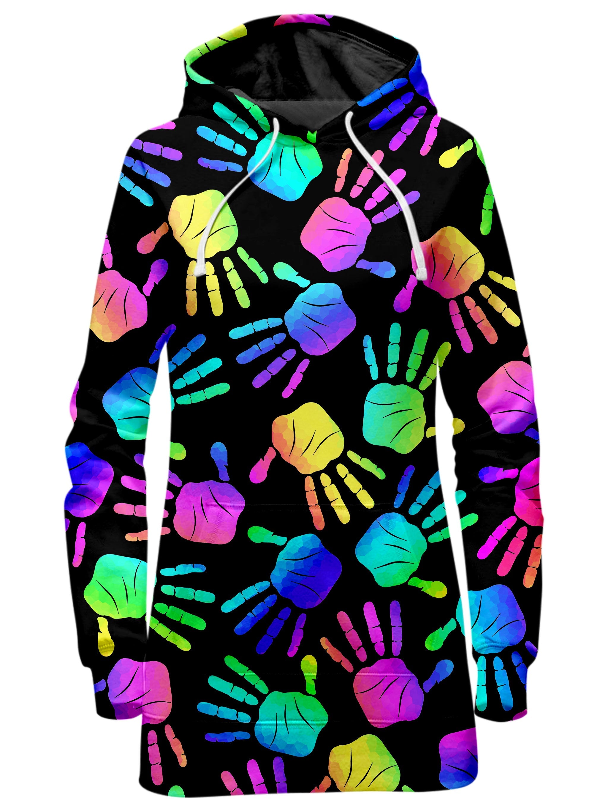 Rave Hands Hoodie Dress Sartoris Art Epic Hoodie