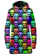 Skull Deejays Hoodie Dress Sartoris Art Epic Hoodie
