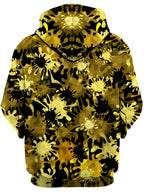 Gold Splatter Unisex Hoodie Sartoris Art Epic Hoodie