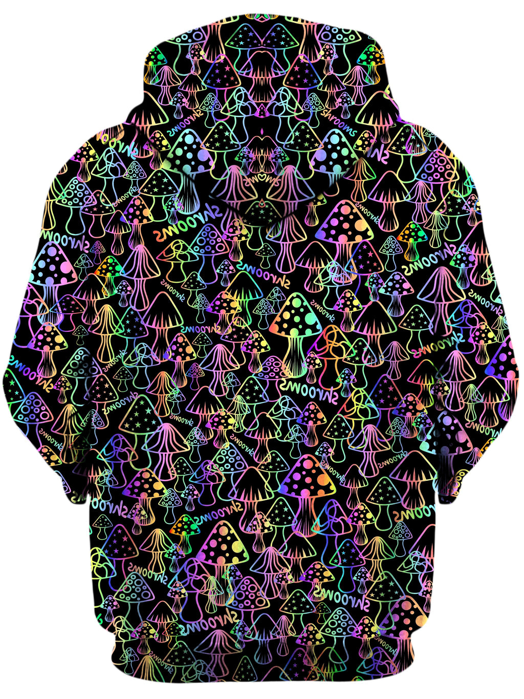 Psychedelic Shrooms Unisex Zip-Up Hoodie Sartoris Art Epic Hoodie