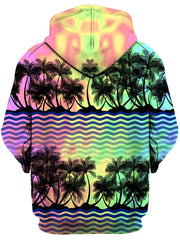 Tropical Sunset Unisex Zip-Up Hoodie