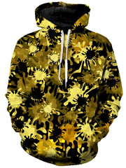 Gold Splatter Unisex Hoodie