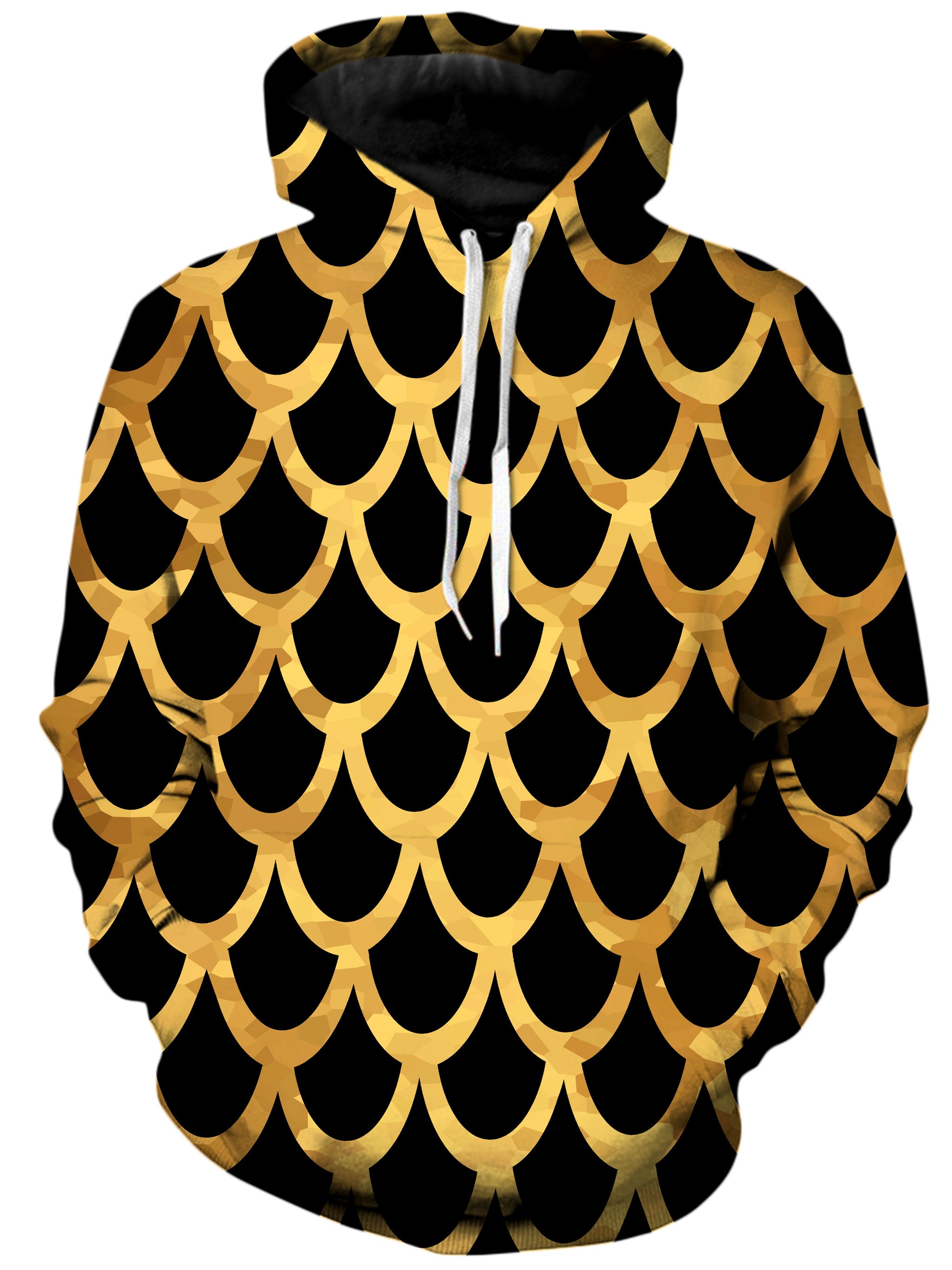Mermaid Scales Gold Unisex Hoodie Sartoris Art Epic Hoodie