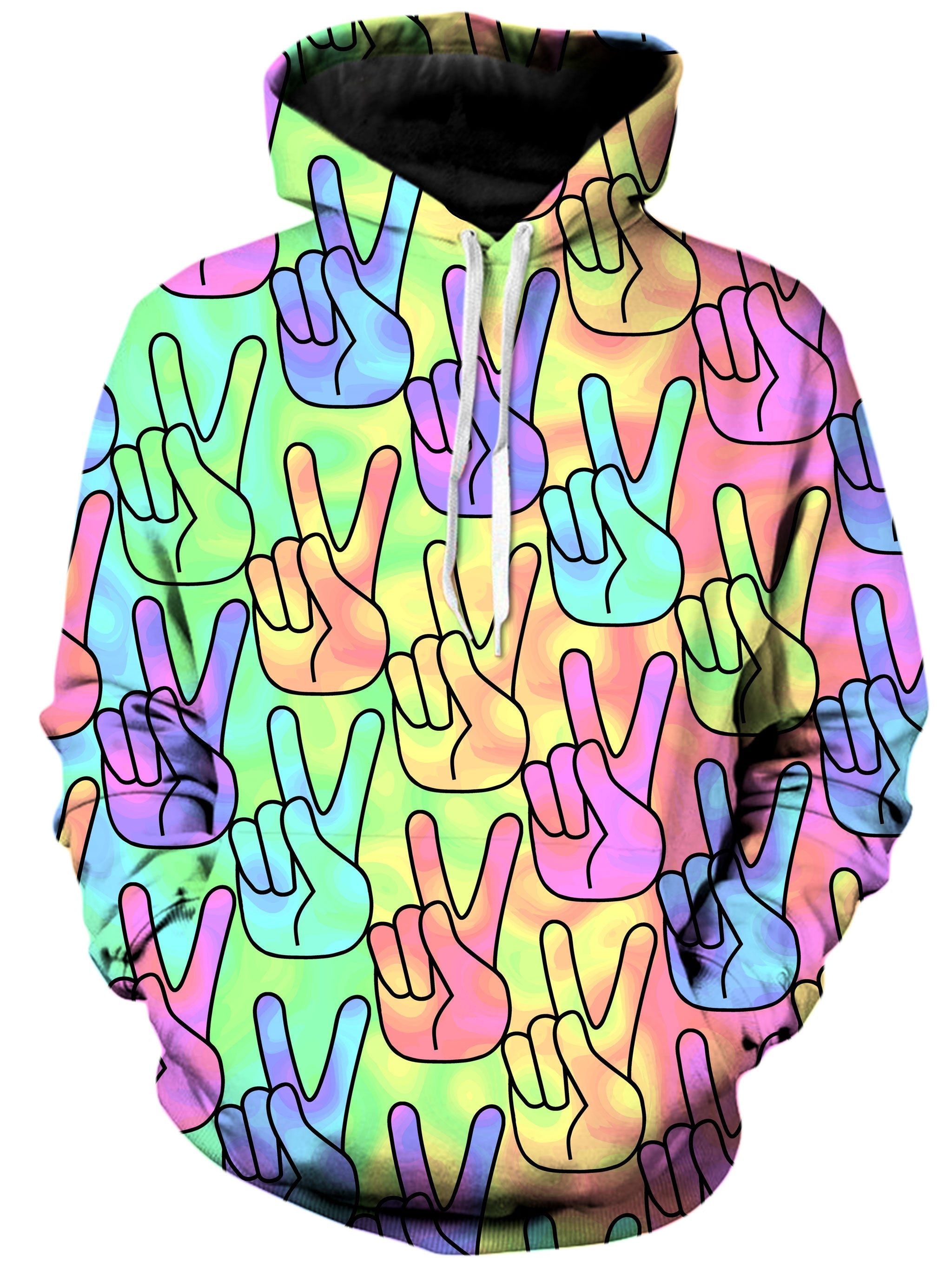 Trippy Peace Signs Unisex Hoodie Sartoris Art Epic Hoodie