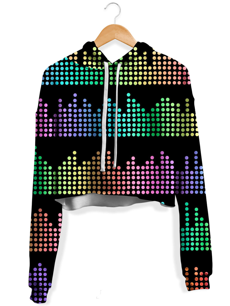 Sartoris Art - Equalizer Beats Fleece Crop Hoodie