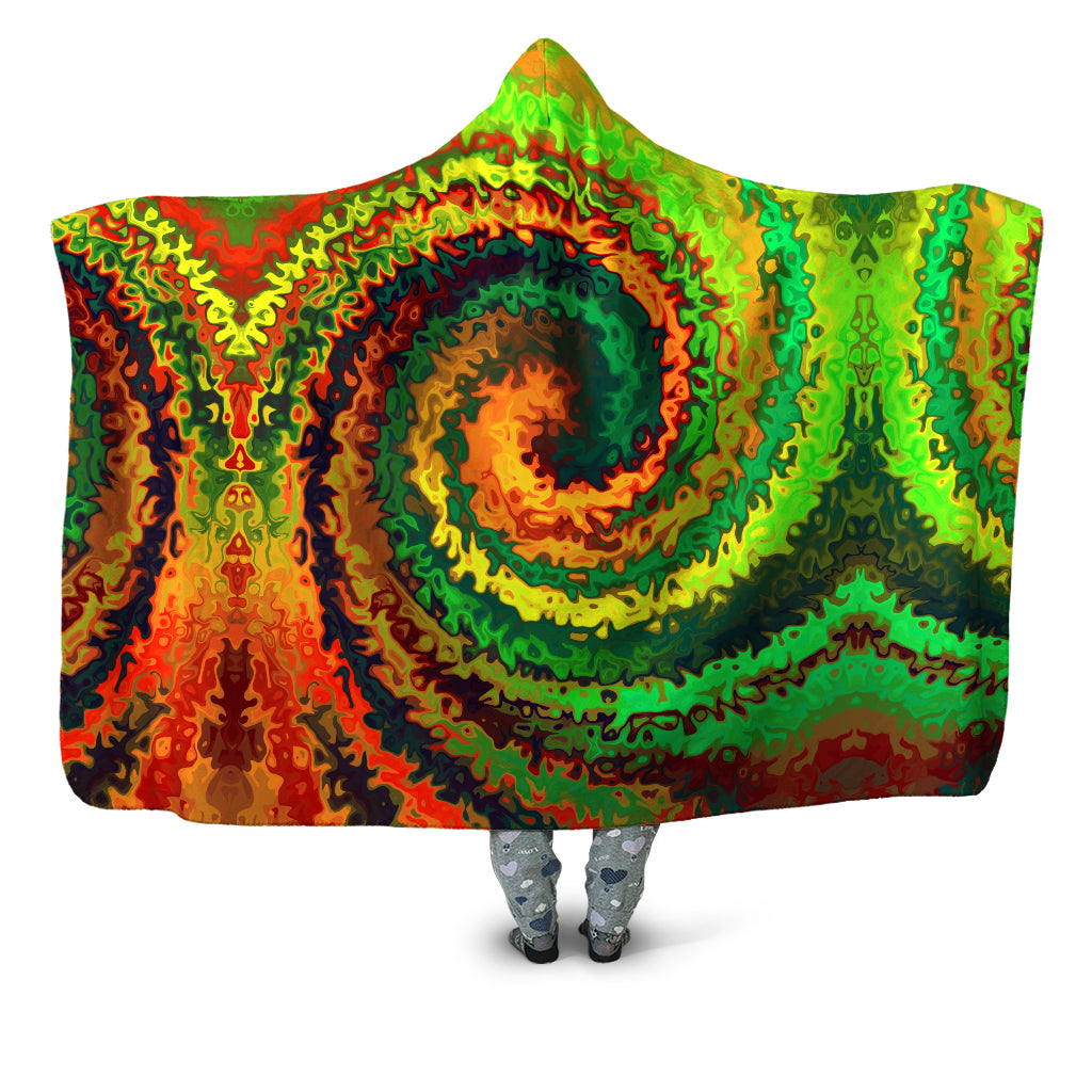 Abstract Rotation Hooded Blanket Sartoris Art Epic Hoodie